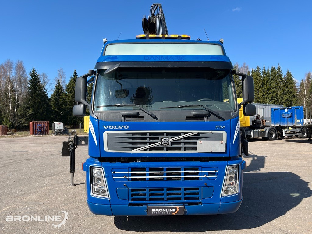 2008 VOLVO FM440 6x2+HIAB Crane+Platform trailer - Trekker, Open bak met boorden oplegger: afbeelding 3 2008 VOLVO FM440 6x2+HIAB Crane+Platform trailer - Trekker, Open bak met boorden oplegger: afbeelding 3