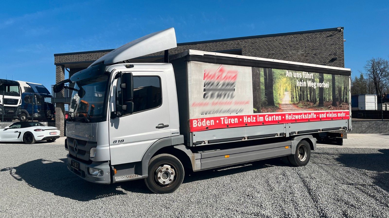 Mercedes-Benz Atego 818 Pritsche + Plane Schiebeplane - Schuifzeilen vrachtwagen: afbeelding 1 Mercedes-Benz Atego 818 Pritsche + Plane Schiebeplane - Schuifzeilen vrachtwagen: afbeelding 1