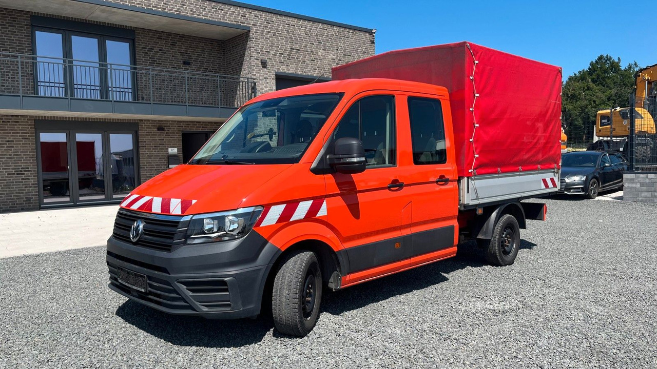 Volkswagen Crafter Pritsche Plane 35 DOKA mittellang RWD - Schuifzeilen bestelwagen, Bestelwagen met dubbele cabine: afbeelding 2 Volkswagen Crafter Pritsche Plane 35 DOKA mittellang RWD - Schuifzeilen bestelwagen, Bestelwagen met dubbele cabine: afbeelding 2