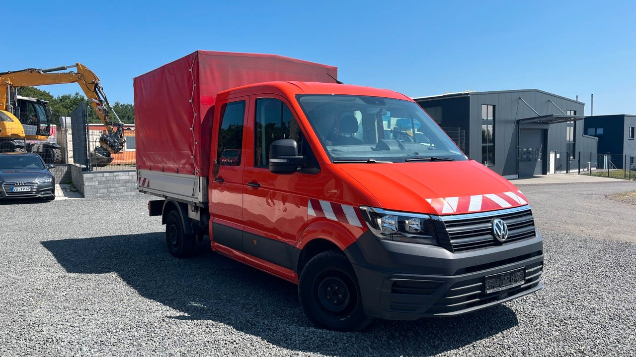 Volkswagen Crafter Pritsche Plane 35 DOKA mittellang RWD - Schuifzeilen bestelwagen, Bestelwagen met dubbele cabine: afbeelding 3 Volkswagen Crafter Pritsche Plane 35 DOKA mittellang RWD - Schuifzeilen bestelwagen, Bestelwagen met dubbele cabine: afbeelding 3