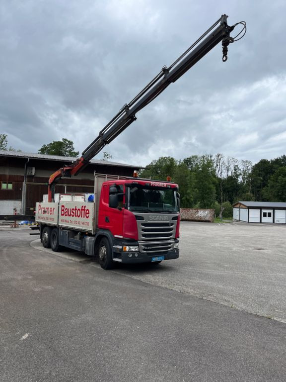 Scania G 410 LG 6x2 Kran Palfinger 20001 - Vrachtwagen met open laadbak, Kraanwagen: afbeelding 2 Scania G 410 LG 6x2 Kran Palfinger 20001 - Vrachtwagen met open laadbak, Kraanwagen: afbeelding 2