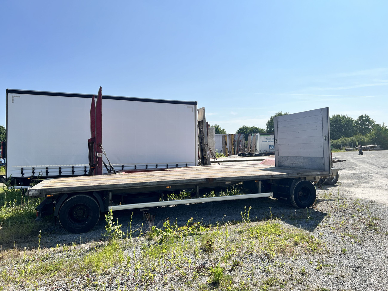 Ackermann PA-F 18/7.4E 2 Achs Jumbo Pritschenanhänger Mega - Dieplader aanhangwagen: afbeelding 1 Ackermann PA-F 18/7.4E 2 Achs Jumbo Pritschenanhänger Mega - Dieplader aanhangwagen: afbeelding 1