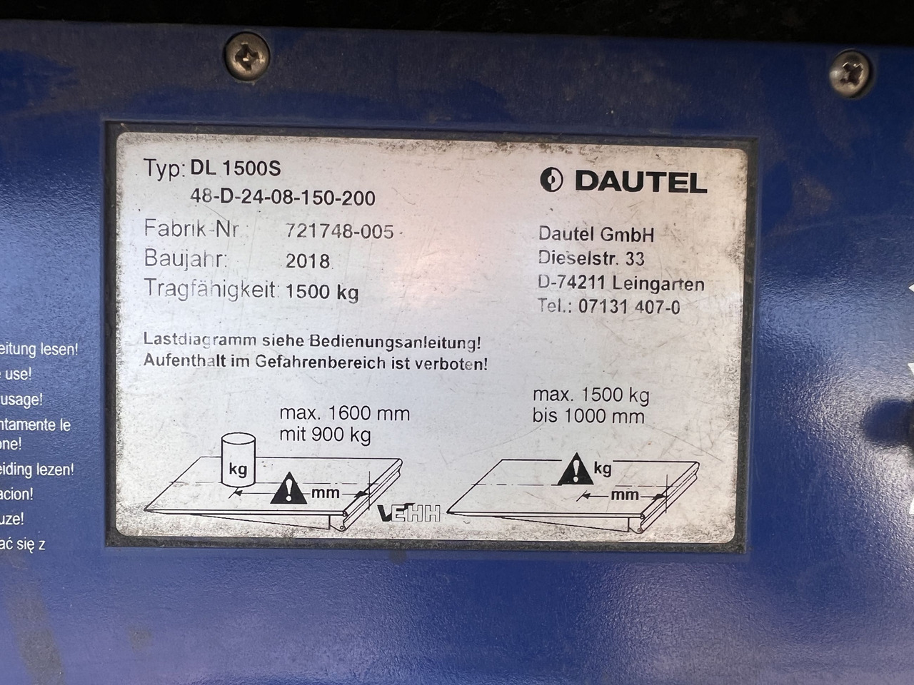 Ackermann Z-KA-F10.5/7,6  1 Achs Kofferanhänger, Ladebordwand - Gesloten aanhangwagen: afbeelding 2 Ackermann Z-KA-F10.5/7,6  1 Achs Kofferanhänger, Ladebordwand - Gesloten aanhangwagen: afbeelding 2