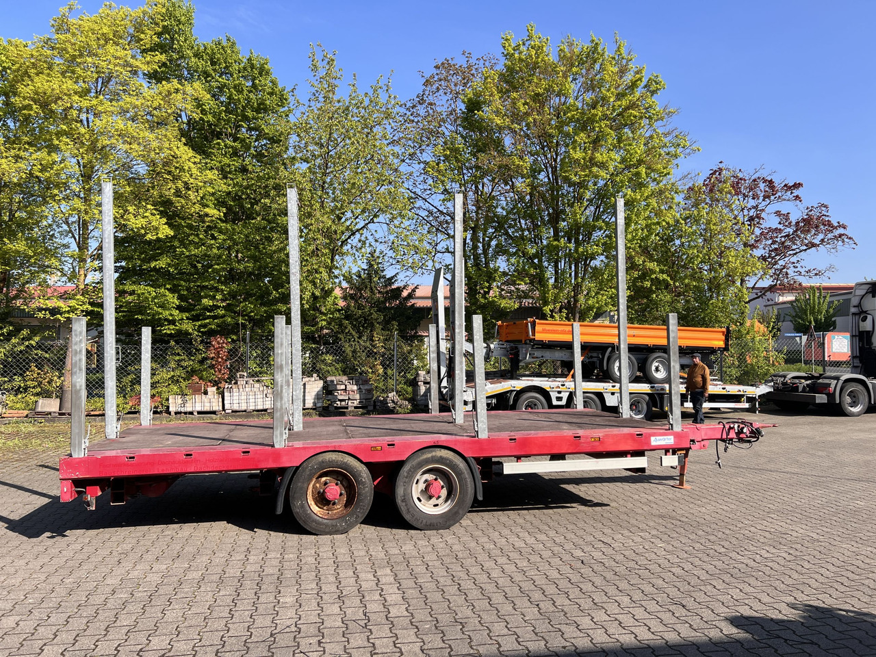 Auwaerter X-LTL110 Tandempritsche, ausziehbar - Hout aanhanger: afbeelding 4 Auwaerter X-LTL110 Tandempritsche, ausziehbar - Hout aanhanger: afbeelding 4