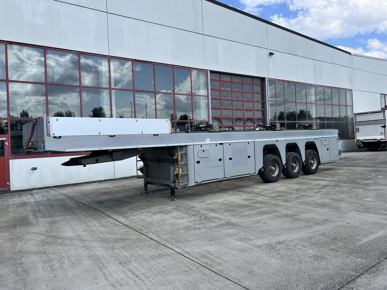 FAYMONVILLE F-S43-1EJB 3-Achs-Beton-Innenlader PREFAMAX, Wenig Benutzt - Containertransporter/ Wissellaadbak oplegger: afbeelding 2 FAYMONVILLE F-S43-1EJB 3-Achs-Beton-Innenlader PREFAMAX, Wenig Benutzt - Containertransporter/ Wissellaadbak oplegger: afbeelding 2