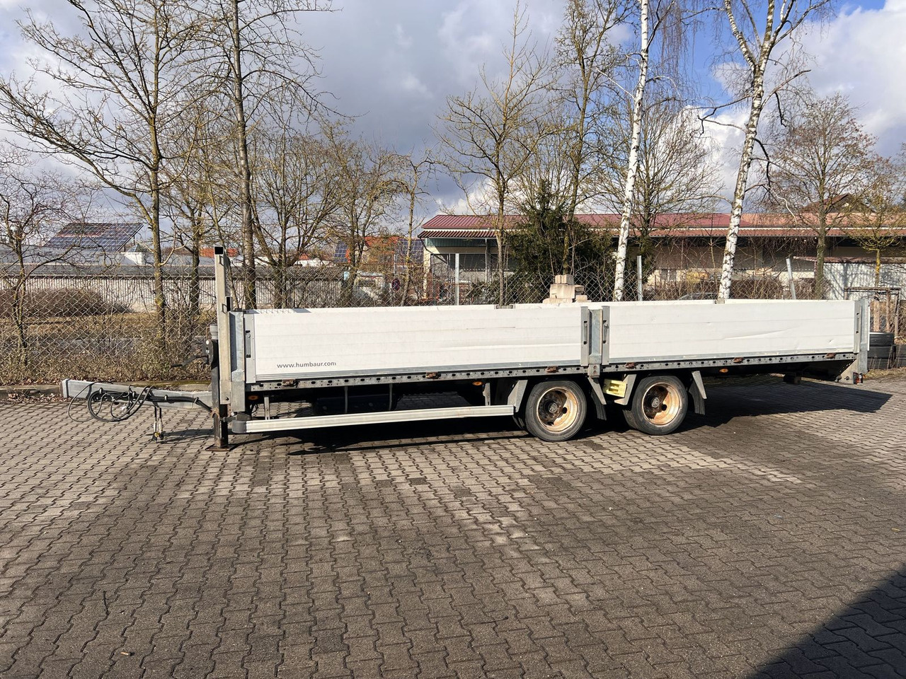 Dieplader aanhangwagen Humbaur  14,4 t Tandem- Pritschenanhänger- Tieflader: afbeelding 1