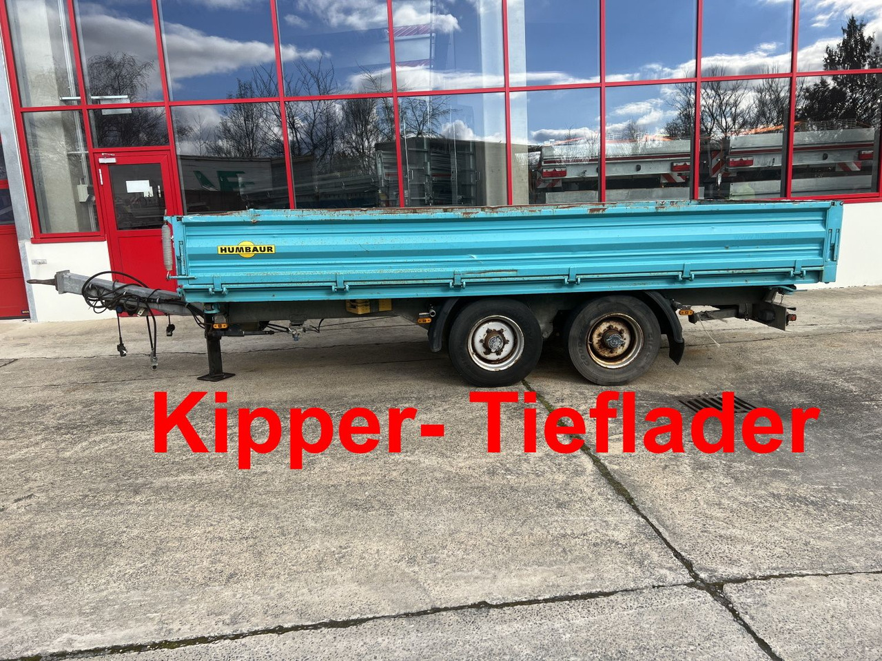 Humbaur HTK 10 50 24 Tandem Kipper- Tieflader - Kipper aanhangwagen: afbeelding 1 Humbaur HTK 10 50 24 Tandem Kipper- Tieflader - Kipper aanhangwagen: afbeelding 1