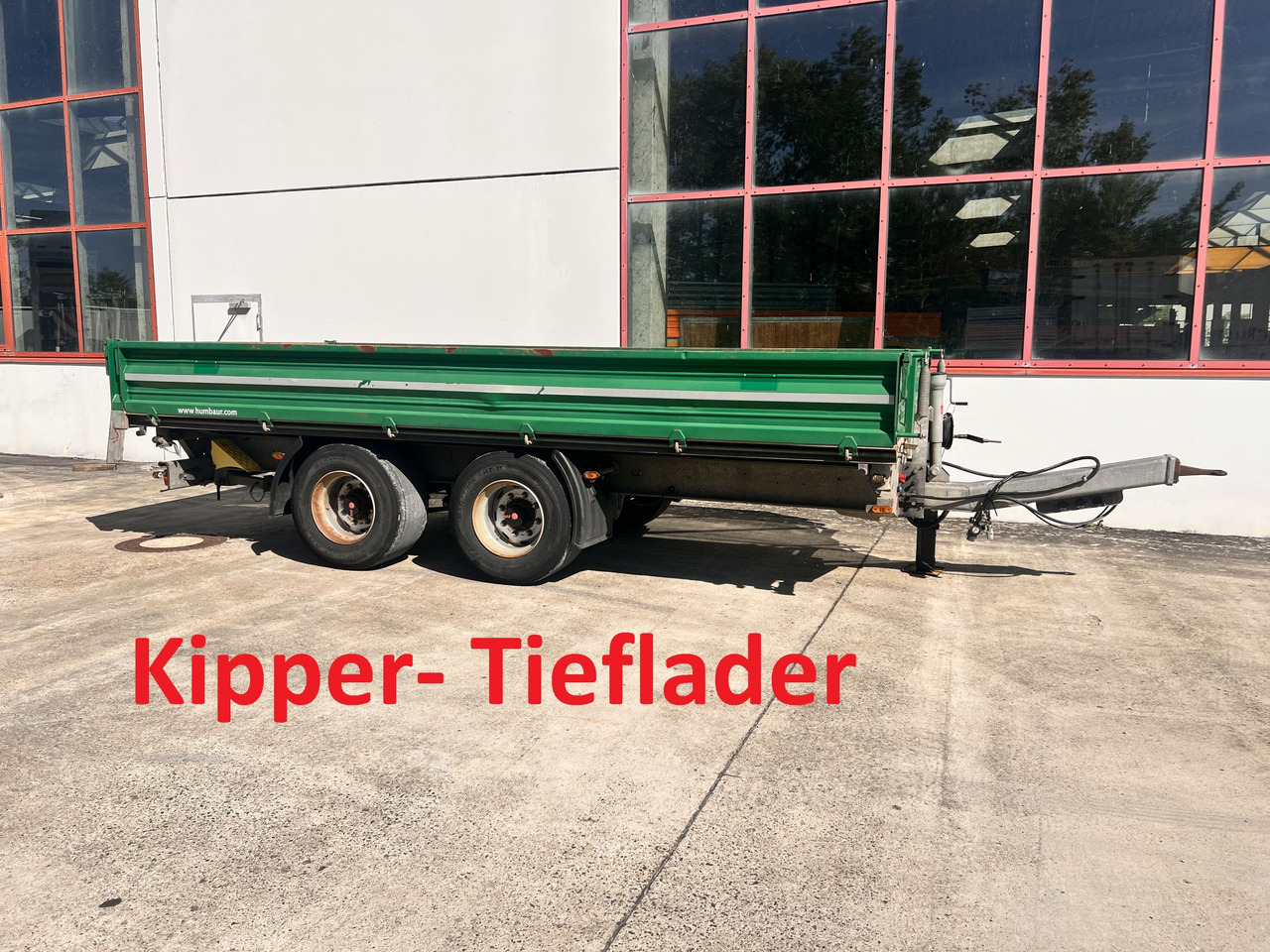 Humbaur HTK 135524 14 t Tandemkipper- Tieflader, Breitbereifung - Kipper aanhangwagen: afbeelding 1 Humbaur HTK 135524 14 t Tandemkipper- Tieflader, Breitbereifung - Kipper aanhangwagen: afbeelding 1