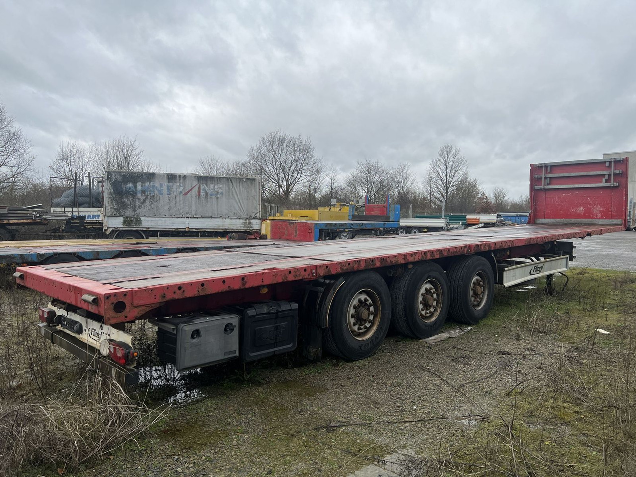 Krone 3 Achs Sattelauflieger - Open bak met boorden oplegger: afbeelding 1 Krone 3 Achs Sattelauflieger - Open bak met boorden oplegger: afbeelding 1