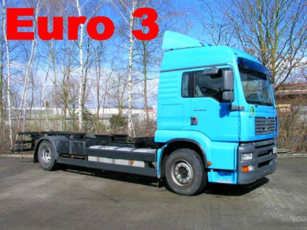 MAN TGA 02 18.410 TGA2 Achs BDF- LKW - Containertransporter/ Wissellaadbak vrachtwagen: afbeelding 1 MAN TGA 02 18.410 TGA2 Achs BDF- LKW - Containertransporter/ Wissellaadbak vrachtwagen: afbeelding 1