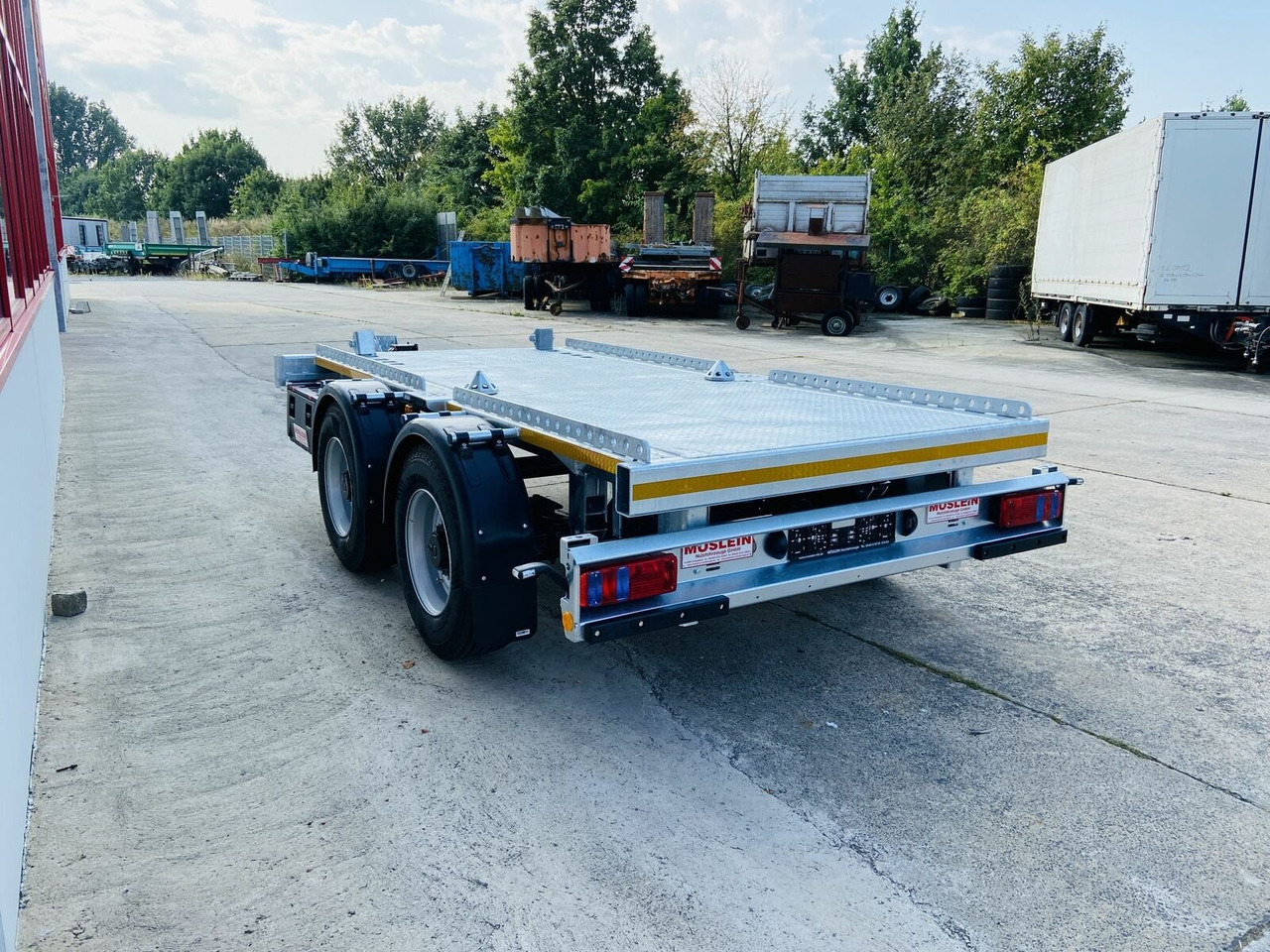 Möslein 14 t Tandem- Absetzmuldenanhänger,geschlossenen - Haakarm/ Portaalarm aanhanger: afbeelding 3 Möslein 14 t Tandem- Absetzmuldenanhänger,geschlossenen - Haakarm/ Portaalarm aanhanger: afbeelding 3