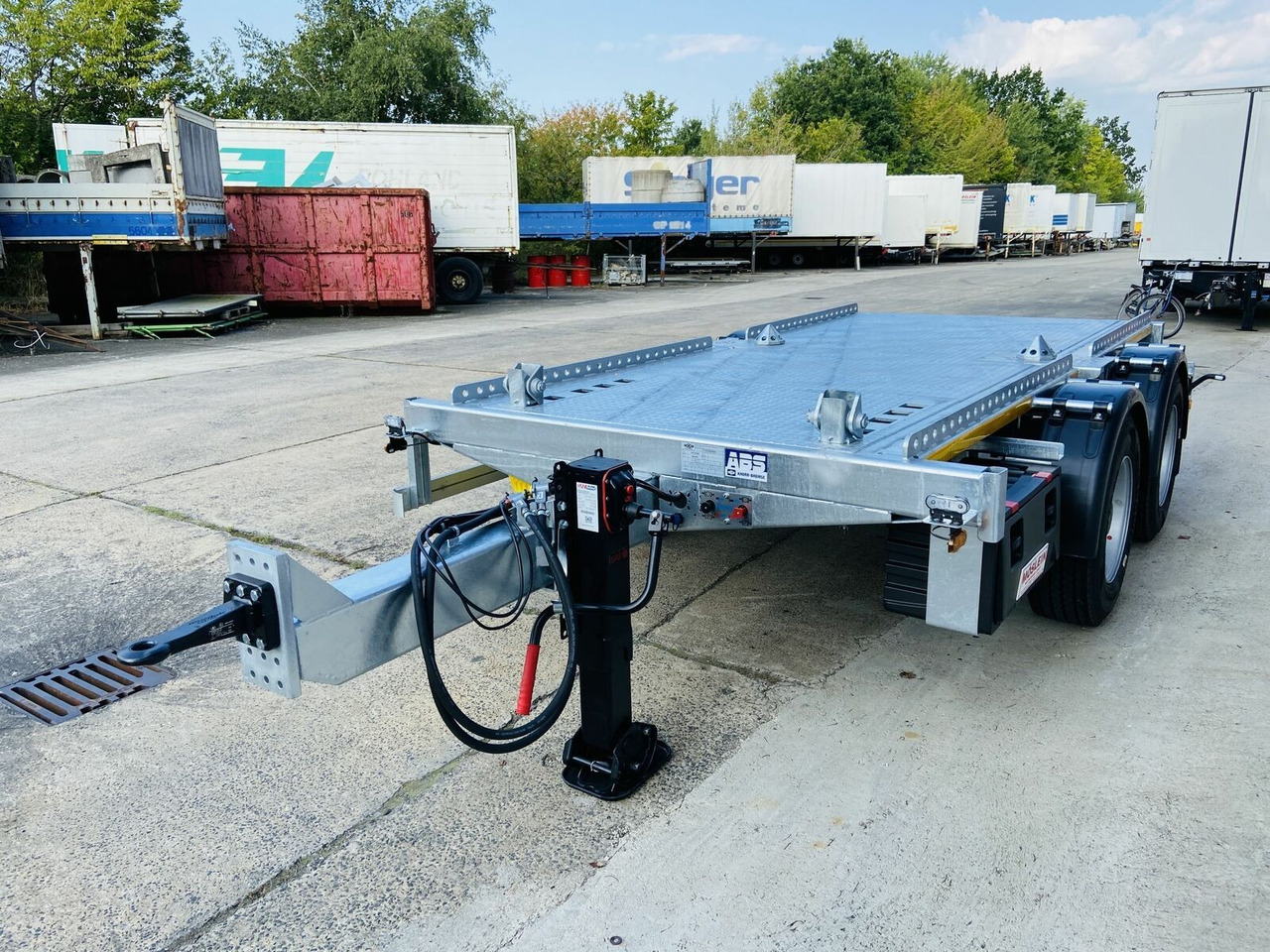 Möslein 14 t Tandem- Absetzmuldenanhänger,geschlossenen - Haakarm/ Portaalarm aanhanger: afbeelding 5 Möslein 14 t Tandem- Absetzmuldenanhänger,geschlossenen - Haakarm/ Portaalarm aanhanger: afbeelding 5
