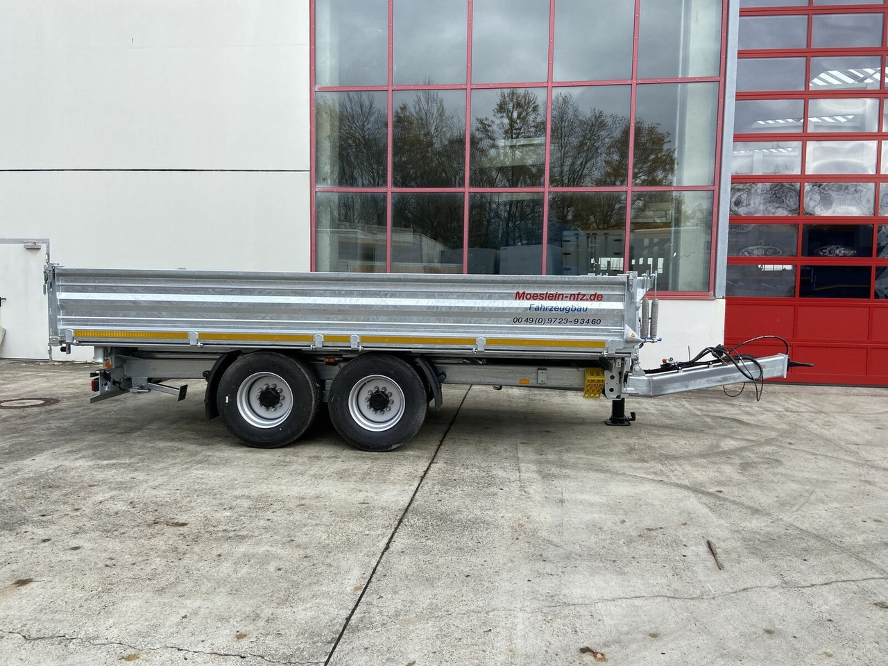 Kipper aanhangwagen Möslein  14 t Tandemkipper Tieflader Breite Reifen-- Neu: afbeelding 8