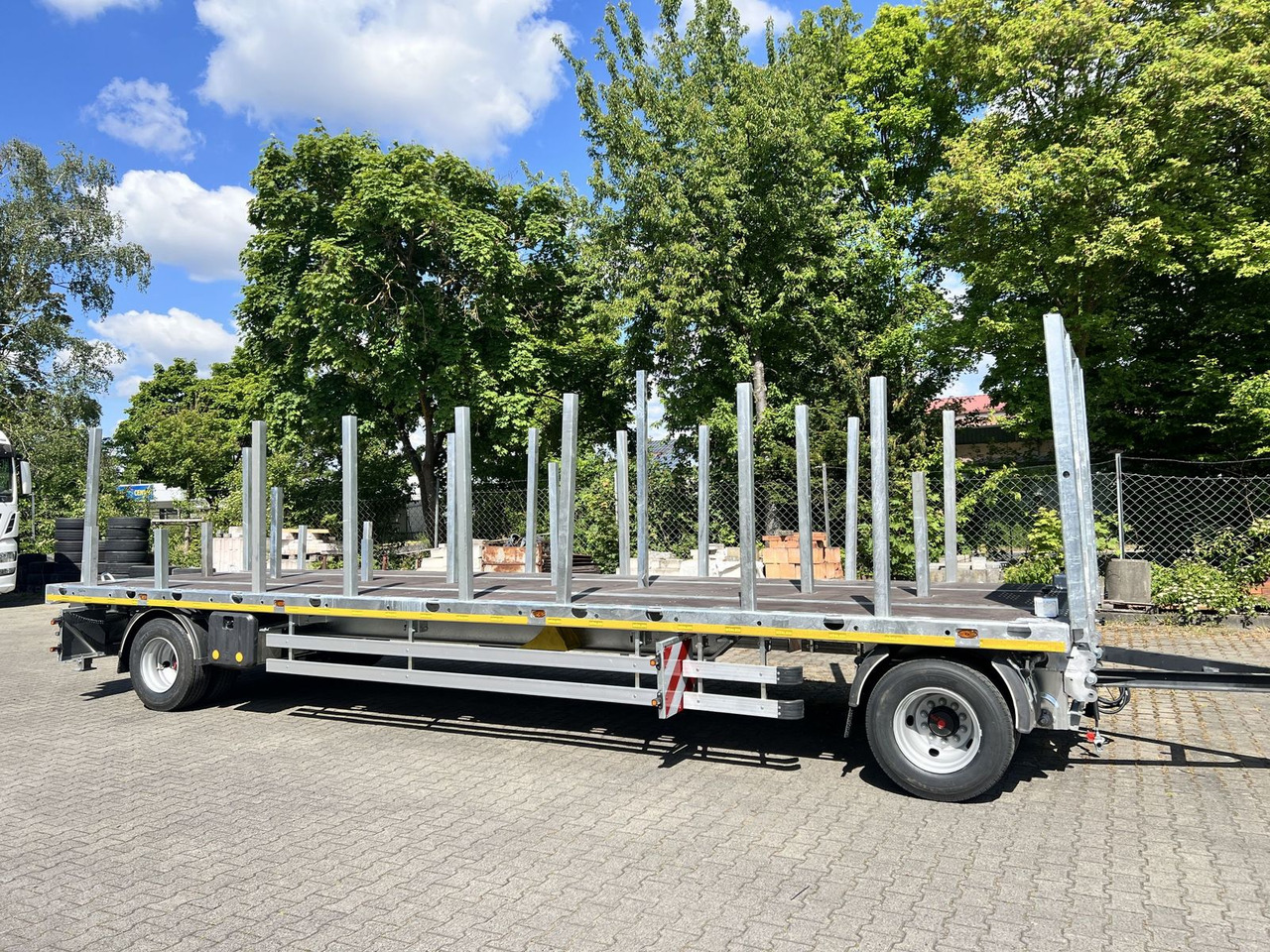 Open/ Plateau aanhangwagen Möslein  2 Achs Jumbo- Plato- Anhänger: afbeelding 1