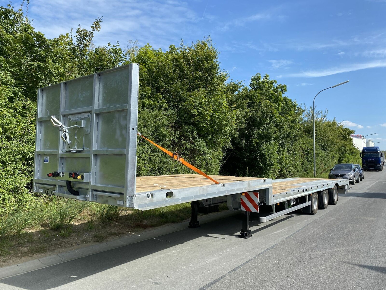 Möslein 3 Achs Tieflader für Fertigteile, Maschinen, Co - Open bak met boorden oplegger: afbeelding 3 Möslein 3 Achs Tieflader für Fertigteile, Maschinen, Co - Open bak met boorden oplegger: afbeelding 3