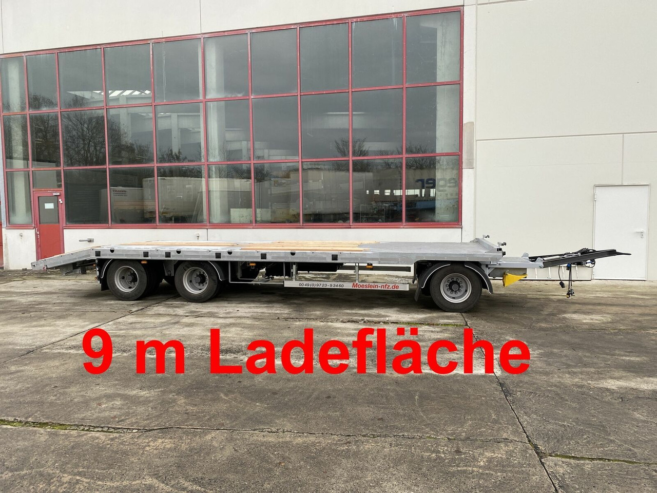 Möslein 3 Achs Tieflader gerader Ladefläche 9 m, Neufah - Dieplader aanhangwagen: afbeelding 1 Möslein 3 Achs Tieflader gerader Ladefläche 9 m, Neufah - Dieplader aanhangwagen: afbeelding 1