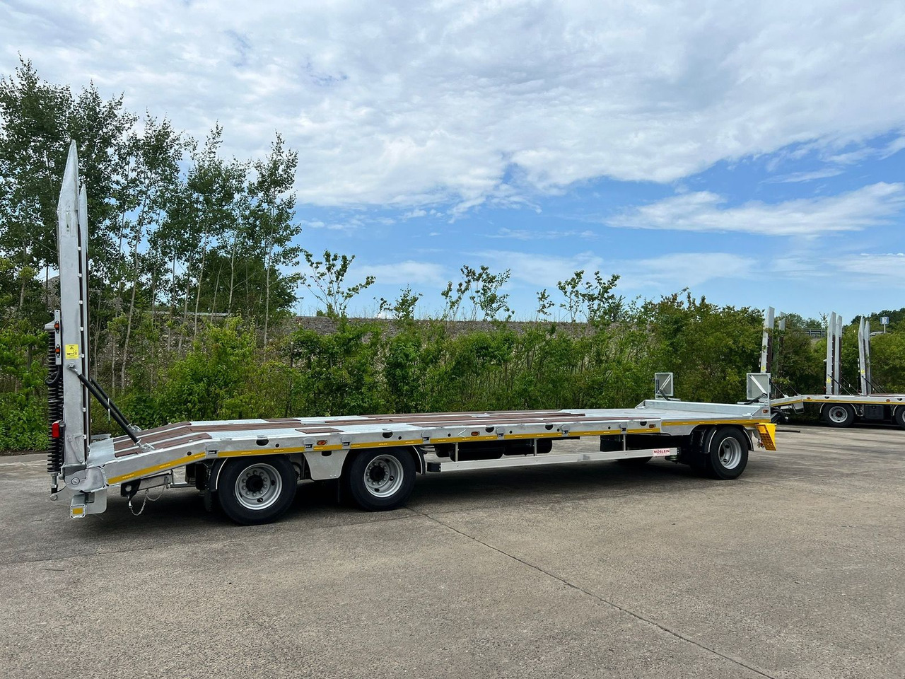 Möslein 3 Achs Tieflader mit gerader Ladefläche 8,10 m, - Dieplader aanhangwagen: afbeelding 3 Möslein 3 Achs Tieflader mit gerader Ladefläche 8,10 m, - Dieplader aanhangwagen: afbeelding 3