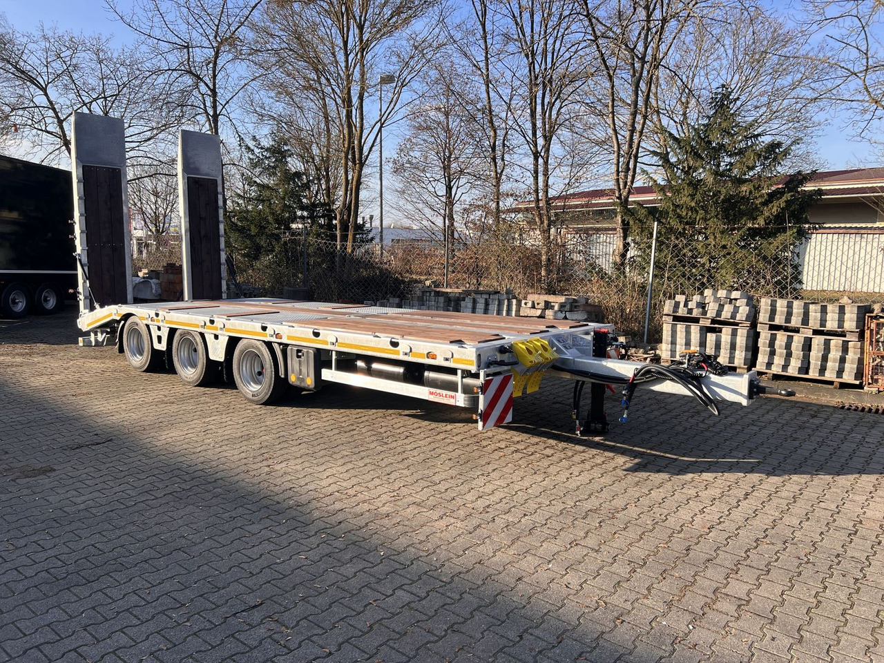 Möslein 34 t GG Tridem- Tieflader 3 Achs, gelenktNeufah - Dieplader aanhangwagen: afbeelding 5 Möslein 34 t GG Tridem- Tieflader 3 Achs, gelenktNeufah - Dieplader aanhangwagen: afbeelding 5