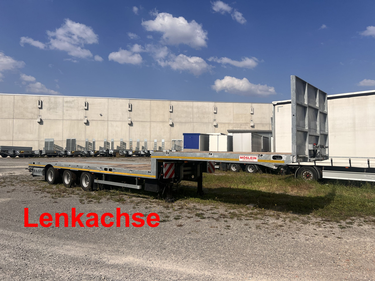 Möslein ST 3 Plato 8,7 3 Achs Satteltieflader Plato 45 t GGfür Fertigteile, Baumaschinen - Dieplader oplegger: afbeelding 1 Möslein ST 3 Plato 8,7 3 Achs Satteltieflader Plato 45 t GGfür Fertigteile, Baumaschinen - Dieplader oplegger: afbeelding 1