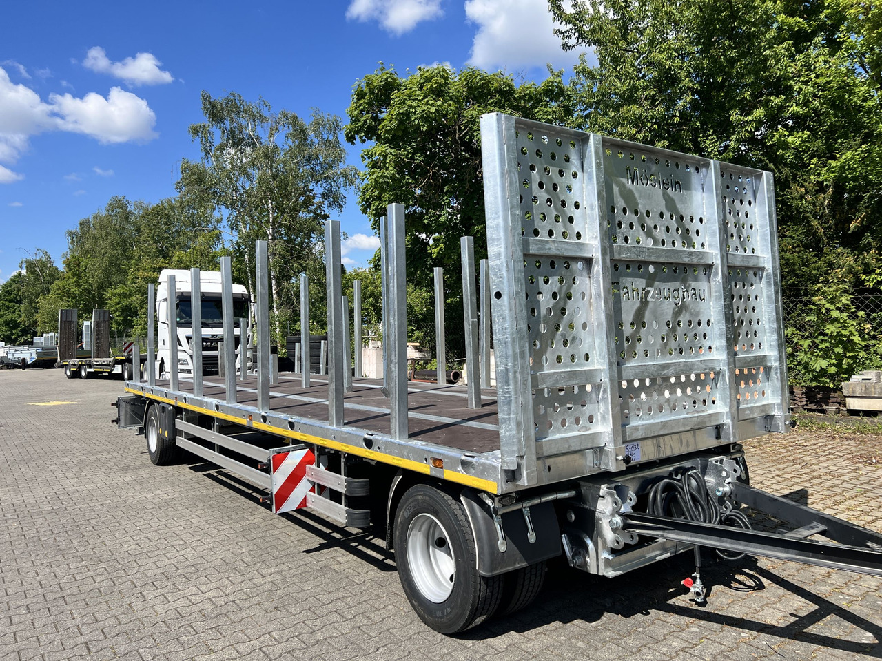 Möslein T 2 Plato 7,60 m  2 Achs Jumbo- Plato- Anhänger Mega - Open/ Plateau aanhangwagen: afbeelding 2 Möslein T 2 Plato 7,60 m  2 Achs Jumbo- Plato- Anhänger Mega - Open/ Plateau aanhangwagen: afbeelding 2