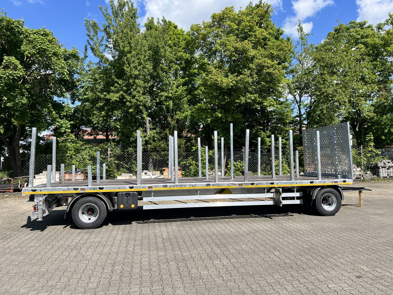 Möslein T 2 Plato 7,60 m  2 Achs Jumbo- Plato- Anhänger Mega - Open/ Plateau aanhangwagen: afbeelding 4 Möslein T 2 Plato 7,60 m  2 Achs Jumbo- Plato- Anhänger Mega - Open/ Plateau aanhangwagen: afbeelding 4