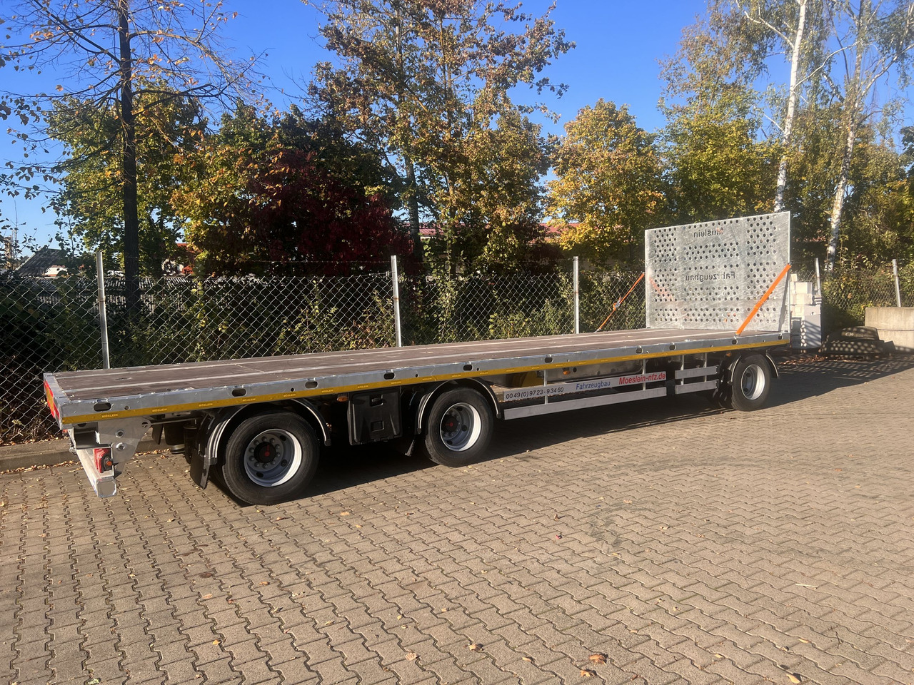 Nieuw Open/ Plateau aanhangwagen Möslein T 3 Plato 9 m  3 Achs Jumbo- Plato- Anhänger 9 m, Mega: afbeelding 15