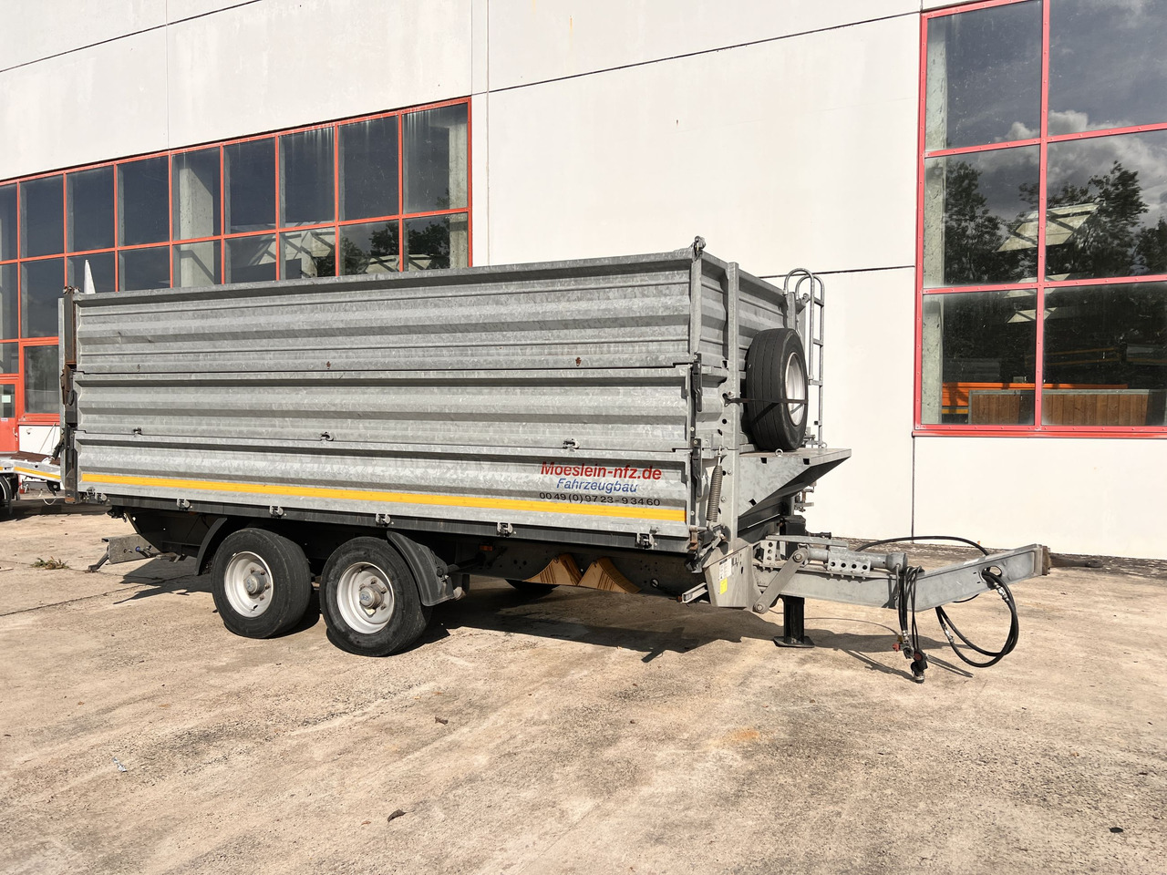 Möslein TDS 13 Schwebheim 13 t Tandemkipper- Tieflader, Aufsatzbordwände - Kipper aanhangwagen: afbeelding 4 Möslein TDS 13 Schwebheim 13 t Tandemkipper- Tieflader, Aufsatzbordwände - Kipper aanhangwagen: afbeelding 4