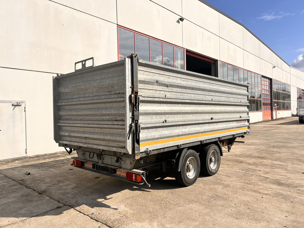 Möslein TDS 13 Schwebheim 13 t Tandemkipper- Tieflader, Aufsatzbordwände - Kipper aanhangwagen: afbeelding 2 Möslein TDS 13 Schwebheim 13 t Tandemkipper- Tieflader, Aufsatzbordwände - Kipper aanhangwagen: afbeelding 2