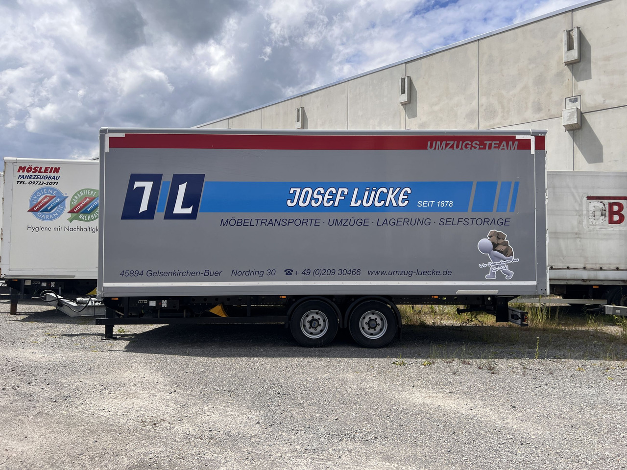 Möslein TKO 105 Schwebheim Tandem- Möbel Koffer- Anhänger - Gesloten aanhangwagen: afbeelding 1 Möslein TKO 105 Schwebheim Tandem- Möbel Koffer- Anhänger - Gesloten aanhangwagen: afbeelding 1