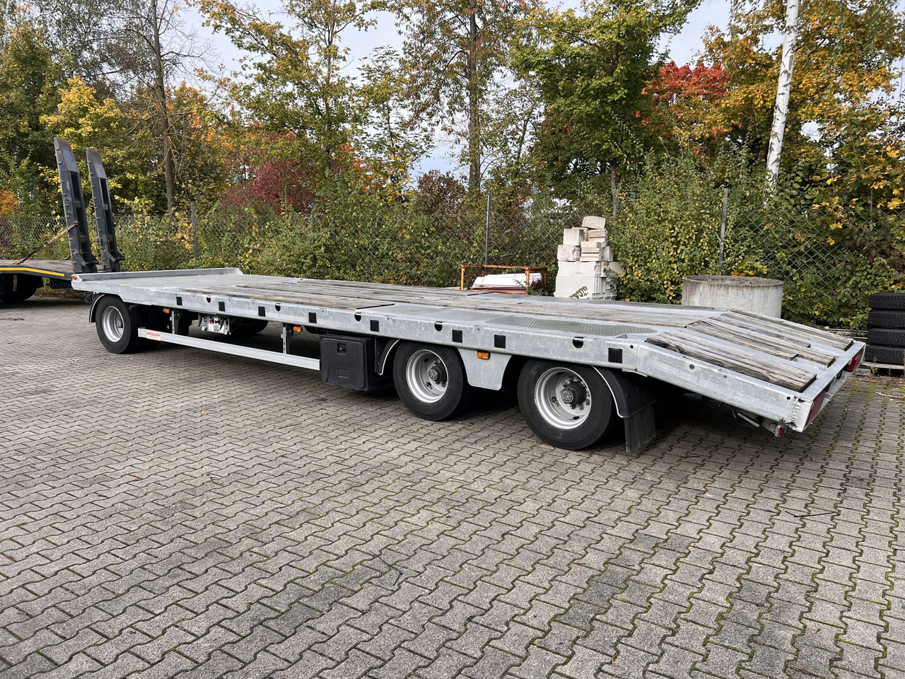 Dieplader aanhangwagen voor het vervoer van zwaar materieel Möslein TO 3 F Schwebheim  3 Achs Tiefladeranhänger: afbeelding 6