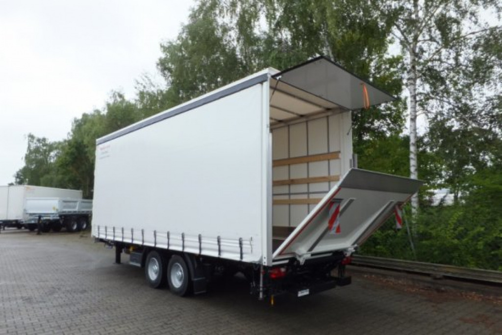 Möslein TPS 11 DL 7,30 neuer Planenanhänger, Ladebordwand + Durchladbar - Aanhangwagen met huif: afbeelding 2 Möslein TPS 11 DL 7,30 neuer Planenanhänger, Ladebordwand + Durchladbar - Aanhangwagen met huif: afbeelding 2