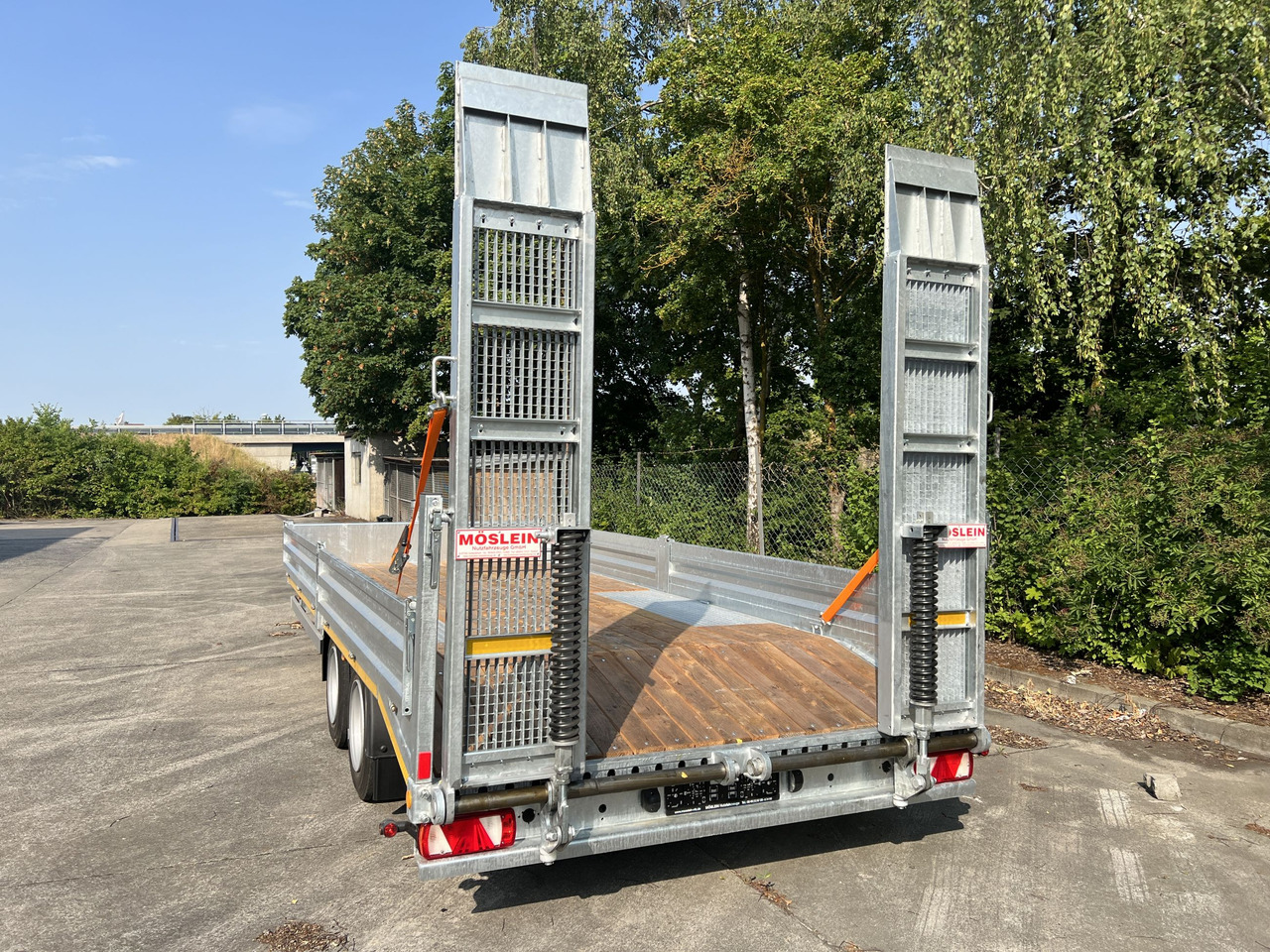 Nieuw Dieplader aanhangwagen voor het vervoer van zwaar materieel Möslein TT 14  14,4 t Tandemtieflader, 7,20 m langNeufahrzeug: afbeelding 6