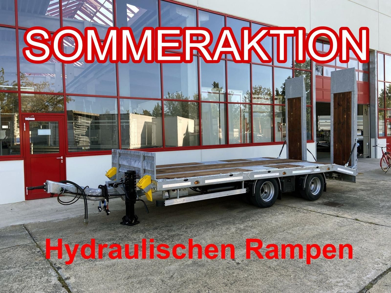 Möslein TT21-6,5 hydr 21 t Tandemtieflader, hydr. Rampen, NEU - Dieplader aanhangwagen: afbeelding 1 Möslein TT21-6,5 hydr 21 t Tandemtieflader, hydr. Rampen, NEU - Dieplader aanhangwagen: afbeelding 1