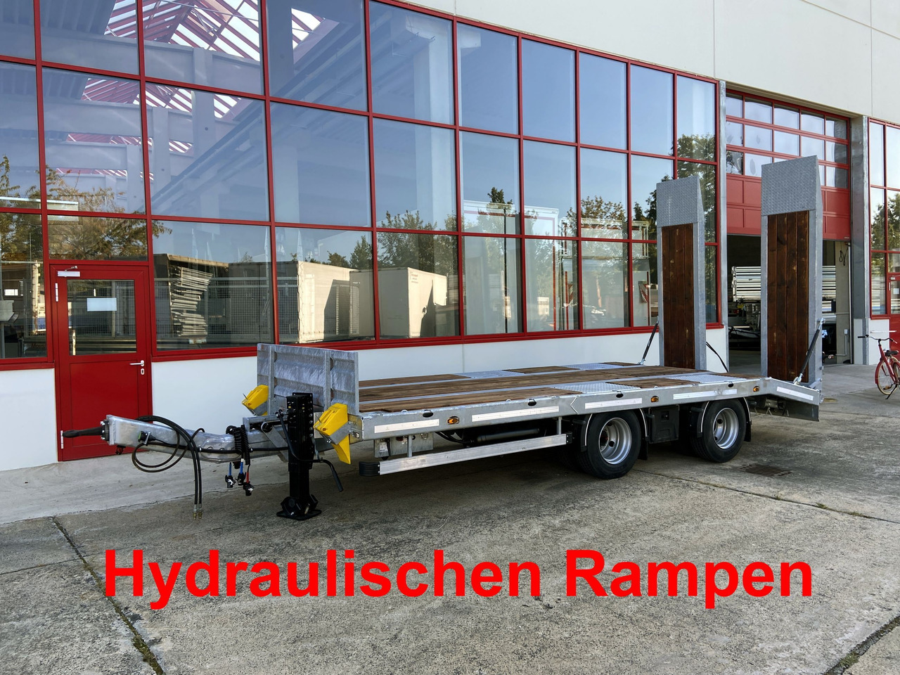 Möslein TT21-6,5 hydr 21 t Tandemtieflader, hydr. Rampen, NEU - Dieplader aanhangwagen: afbeelding 3 Möslein TT21-6,5 hydr 21 t Tandemtieflader, hydr. Rampen, NEU - Dieplader aanhangwagen: afbeelding 3