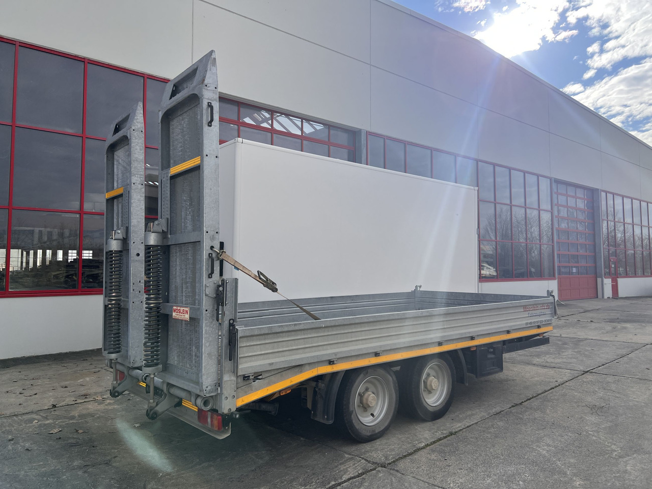 Möslein TTS 11 Schwebheim Tandemtieflader, Breite Rampen, Wenig Benutzt - Dieplader aanhangwagen: afbeelding 3 Möslein TTS 11 Schwebheim Tandemtieflader, Breite Rampen, Wenig Benutzt - Dieplader aanhangwagen: afbeelding 3