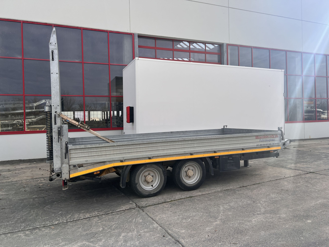 Möslein TTS 11 Schwebheim Tandemtieflader, Breite Rampen, Wenig Benutzt - Dieplader aanhangwagen: afbeelding 2 Möslein TTS 11 Schwebheim Tandemtieflader, Breite Rampen, Wenig Benutzt - Dieplader aanhangwagen: afbeelding 2