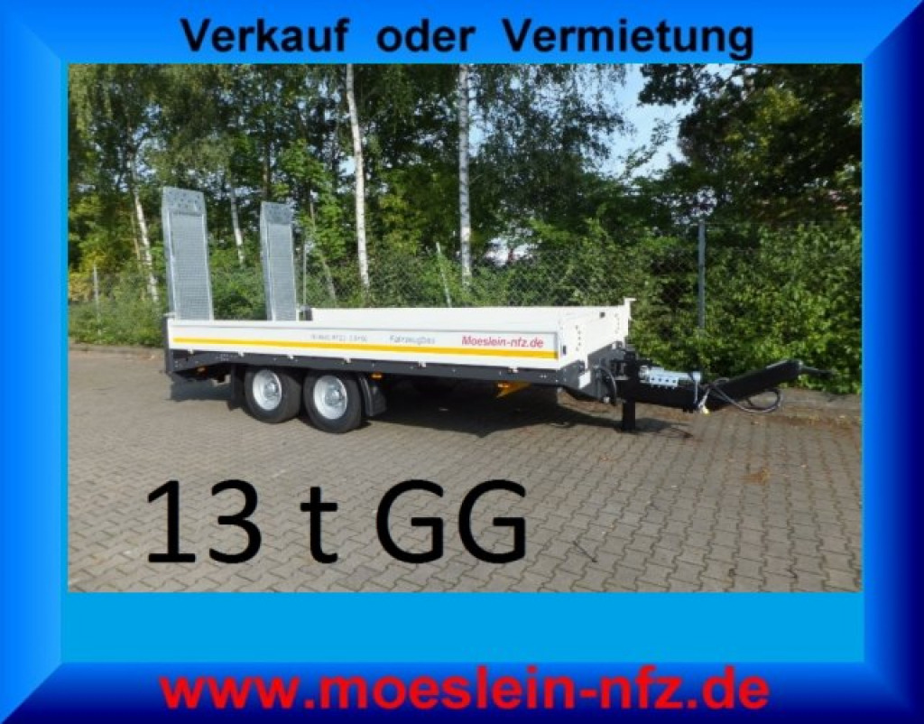 Möslein TTT 13- 5,2 Weiß Neuer Tandemtieflader 13 t GG - Dieplader aanhangwagen: afbeelding 4 Möslein TTT 13- 5,2 Weiß Neuer Tandemtieflader 13 t GG - Dieplader aanhangwagen: afbeelding 4