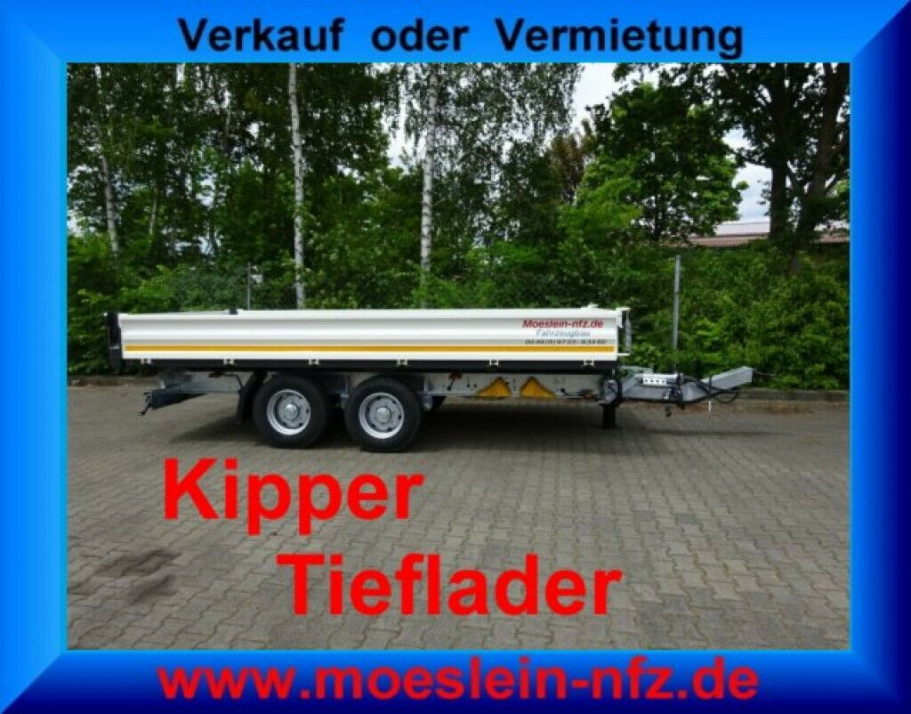 Möslein neuer Tandem 3- Seitenkipper Tieflader-- Neufah - Kipper aanhangwagen: afbeelding 2 Möslein neuer Tandem 3- Seitenkipper Tieflader-- Neufah - Kipper aanhangwagen: afbeelding 2