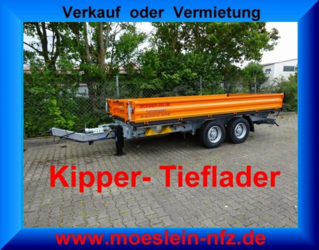Möslein neuer Tandem 3- Seitenkipper Tieflader-- Neufah - Kipper aanhangwagen: afbeelding 2 Möslein neuer Tandem 3- Seitenkipper Tieflader-- Neufah - Kipper aanhangwagen: afbeelding 2