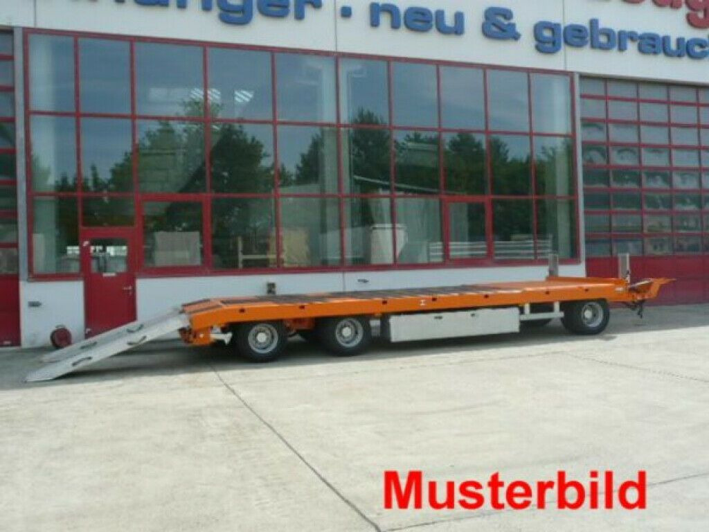 Oplegger Möslein  3 Achs Plato- Tieflader- Anhänger 9 m: afbeelding 9