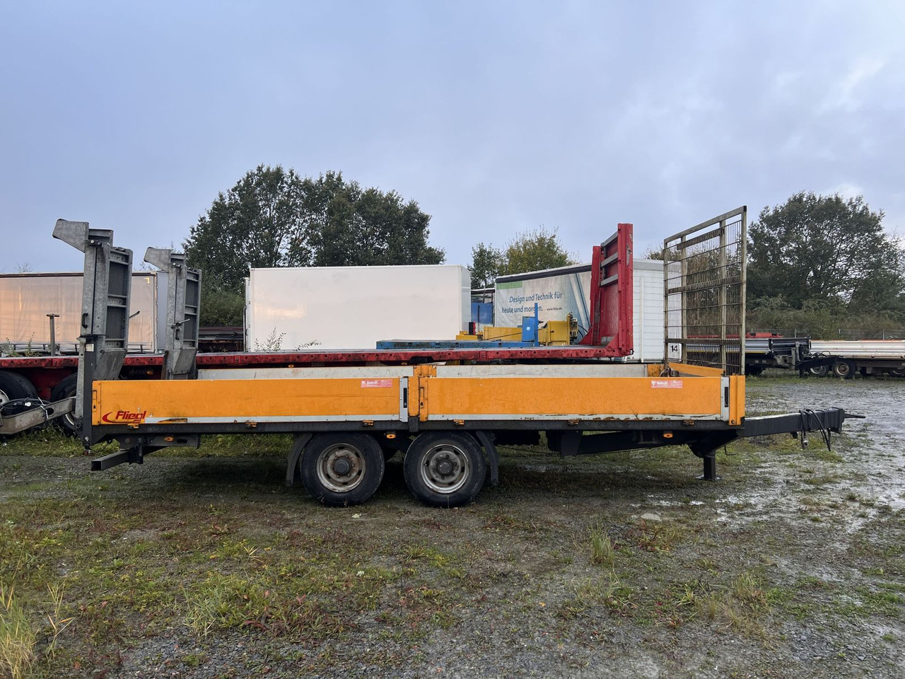Tandemtieflader - Dieplader aanhangwagen: afbeelding 1 Tandemtieflader - Dieplader aanhangwagen: afbeelding 1
