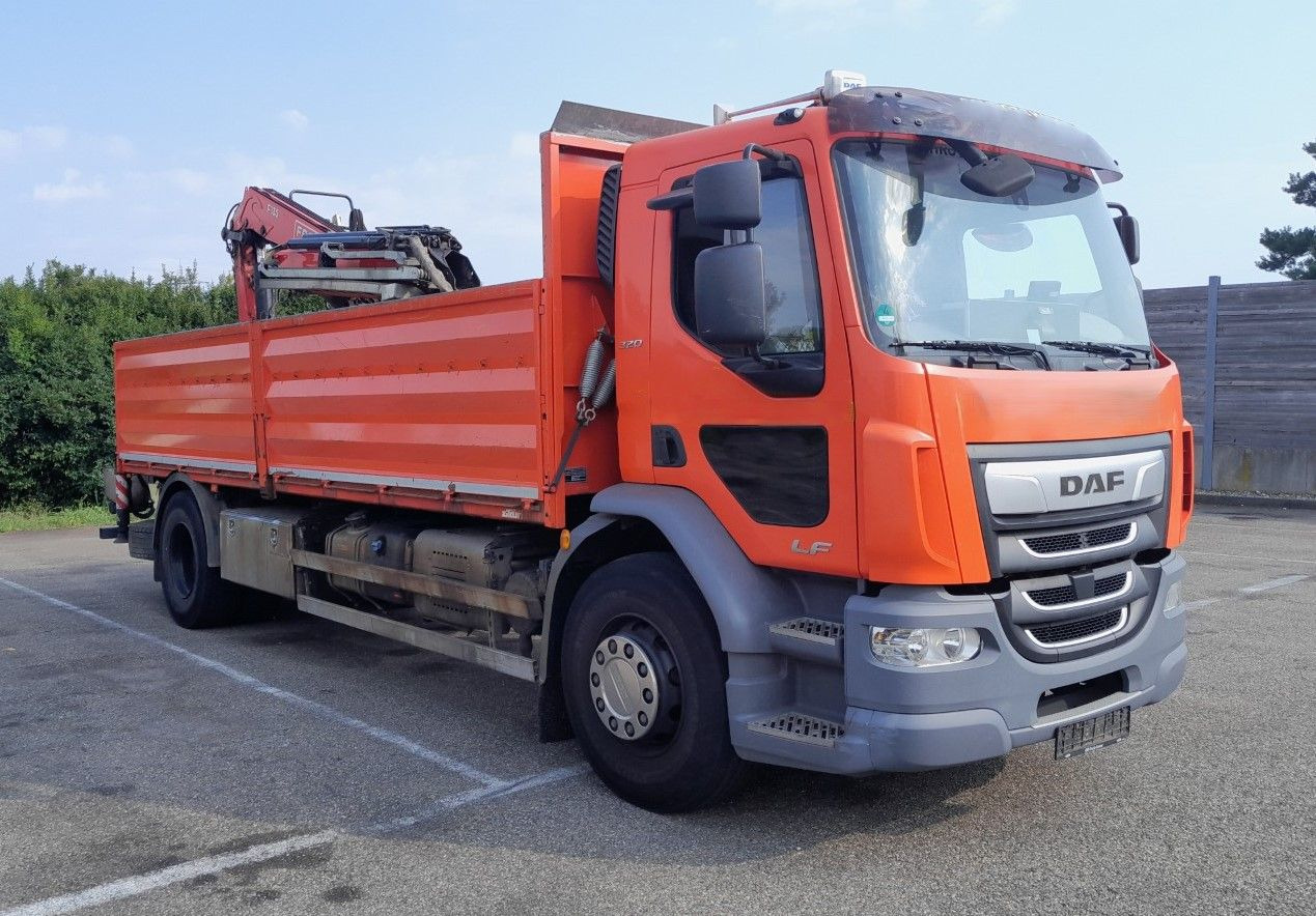 DAF FA LF 320 19t Fassi Kran - Vrachtwagen met open laadbak, Kraanwagen: afbeelding 3 DAF FA LF 320 19t Fassi Kran - Vrachtwagen met open laadbak, Kraanwagen: afbeelding 3
