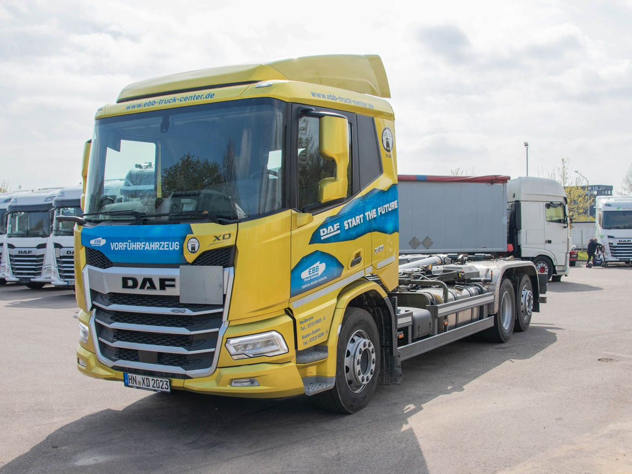 DAF FAN XD 450 SL Meiller Abrollkipper DAF FAN XD 450 SL Meiller Abrollkipper - Haakarmsysteem vrachtwagen: afbeelding 3 DAF FAN XD 450 SL Meiller Abrollkipper DAF FAN XD 450 SL Meiller Abrollkipper - Haakarmsysteem vrachtwagen: afbeelding 3