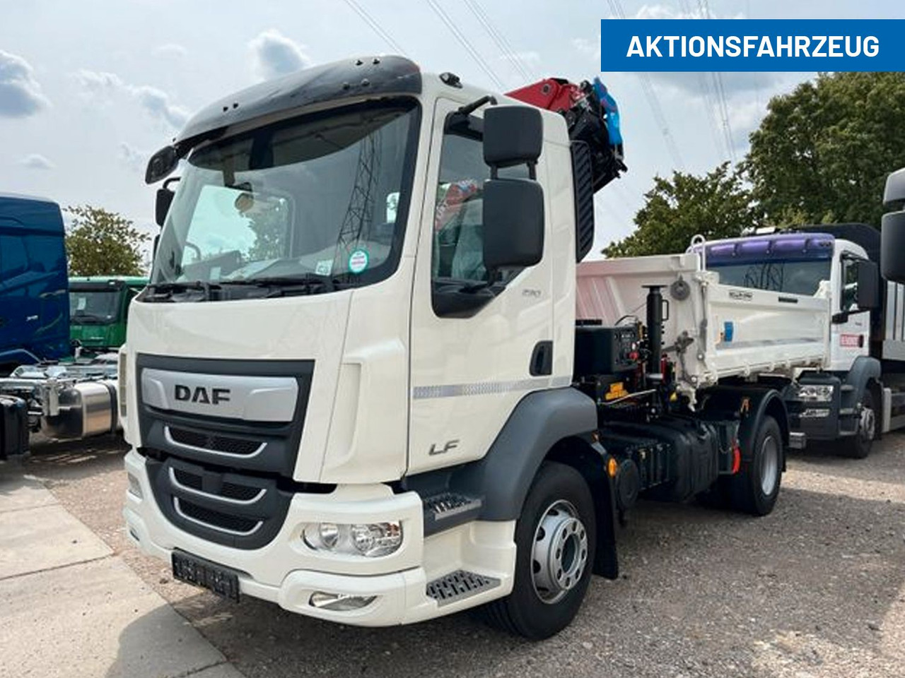 DAF LF 290 16t Meiller Krankipper Tageszulassung DAF LF 290 16t Meiller Krankipper Tageszulassung - Kipper vrachtwagen, Kraanwagen: afbeelding 1 DAF LF 290 16t Meiller Krankipper Tageszulassung DAF LF 290 16t Meiller Krankipper Tageszulassung - Kipper vrachtwagen, Kraanwagen: afbeelding 1