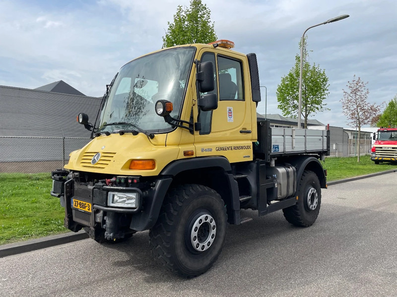 Mercedes-Benz unimog U400 - Kipper vrachtwagen: afbeelding 1 Mercedes-Benz unimog U400 - Kipper vrachtwagen: afbeelding 1