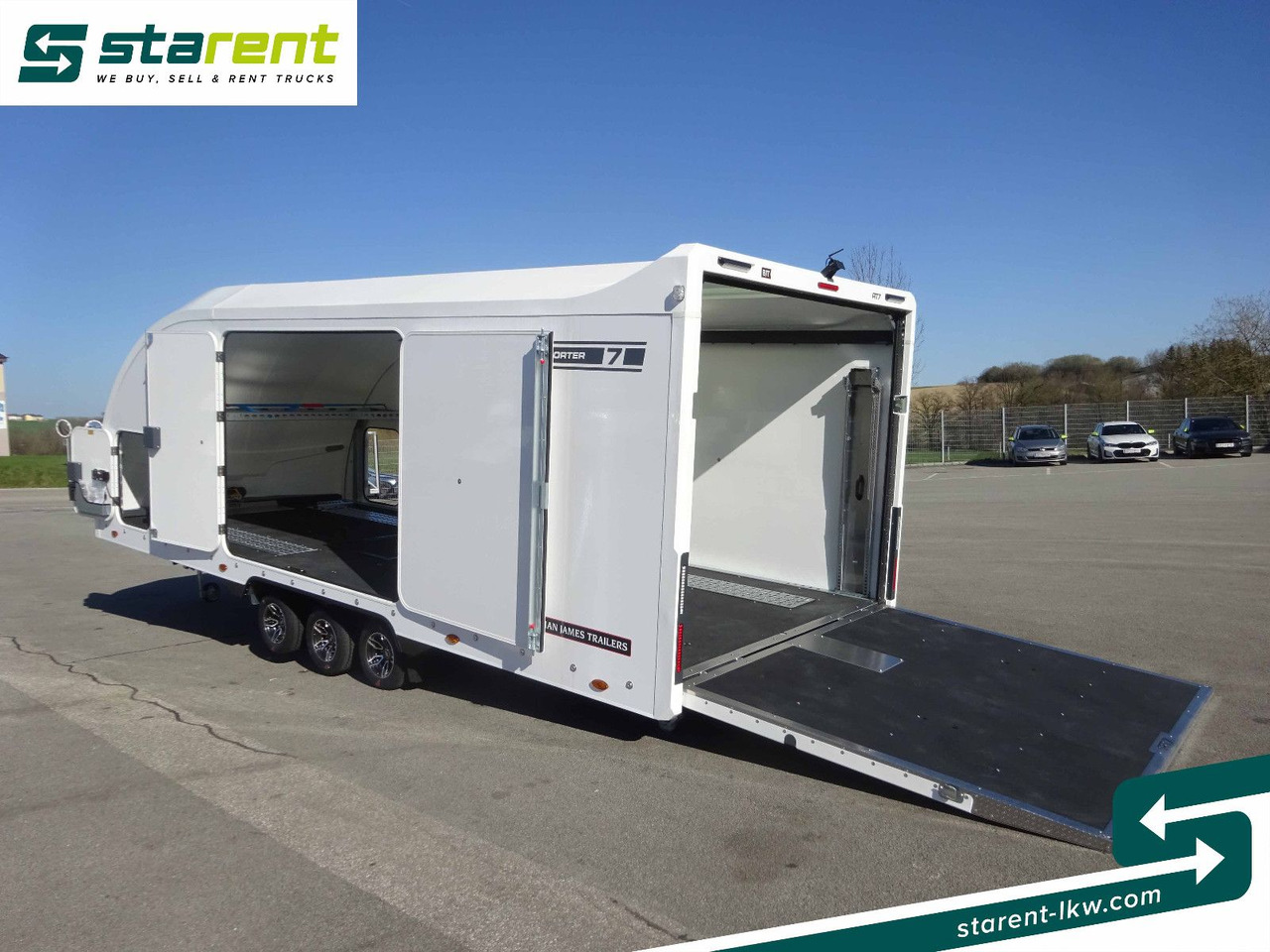 Autotransport aanhangwagen Brian James Trailers Race Transporter 7, Seilwinde: afbeelding 14