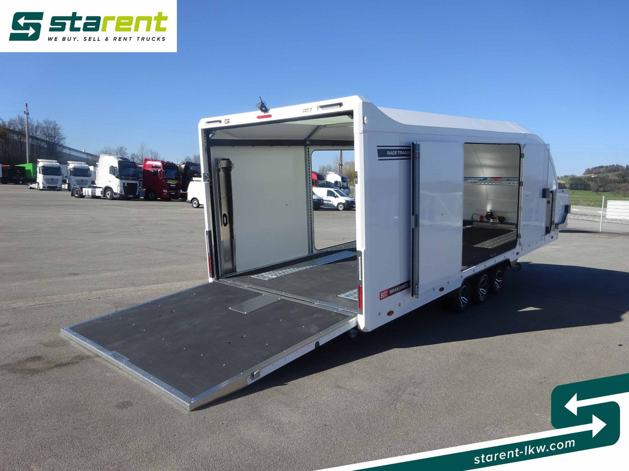 Autotransport aanhangwagen Brian James Trailers Race Transporter 7, Seilwinde: afbeelding 13