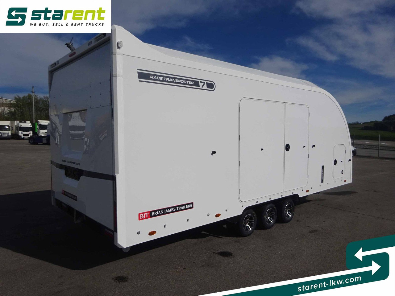 Autotransport aanhangwagen Brian James Trailers Race Transporter 7, Seilwinde: afbeelding 5