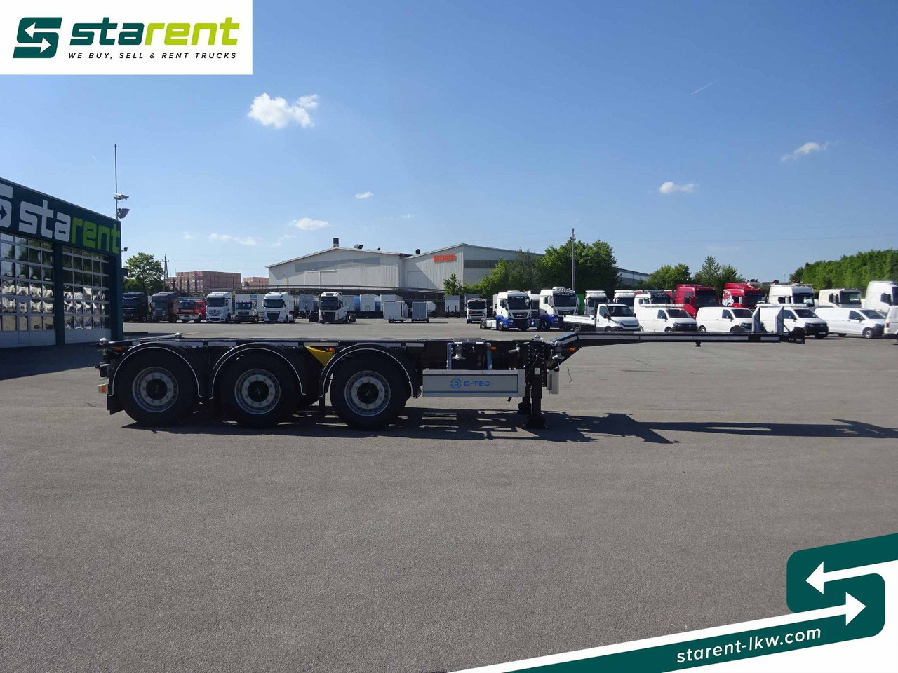 D-TEC Flexitrailer LS Containerchassis ADR, Liftachse - Containertransporter/ Wissellaadbak oplegger: afbeelding 4 D-TEC Flexitrailer LS Containerchassis ADR, Liftachse - Containertransporter/ Wissellaadbak oplegger: afbeelding 4