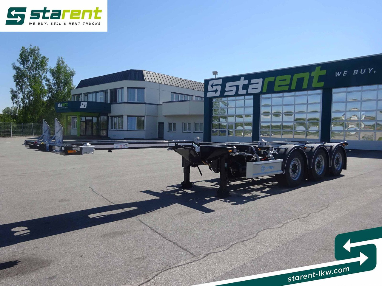 D-TEC Flexitrailer LS Containerchassis ADR, Liftachse - Containertransporter/ Wissellaadbak oplegger: afbeelding 1 D-TEC Flexitrailer LS Containerchassis ADR, Liftachse - Containertransporter/ Wissellaadbak oplegger: afbeelding 1